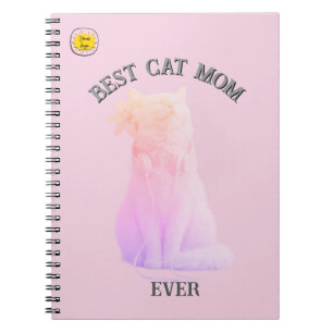 Cuaderno Foto de mamá gata linda