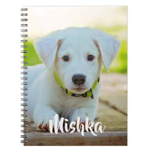 Cuaderno Foto de mascota personalizada