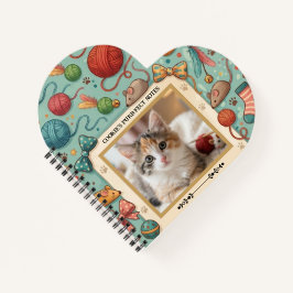 Cuaderno Foto de mascota personalizada y nombre Juguete de 