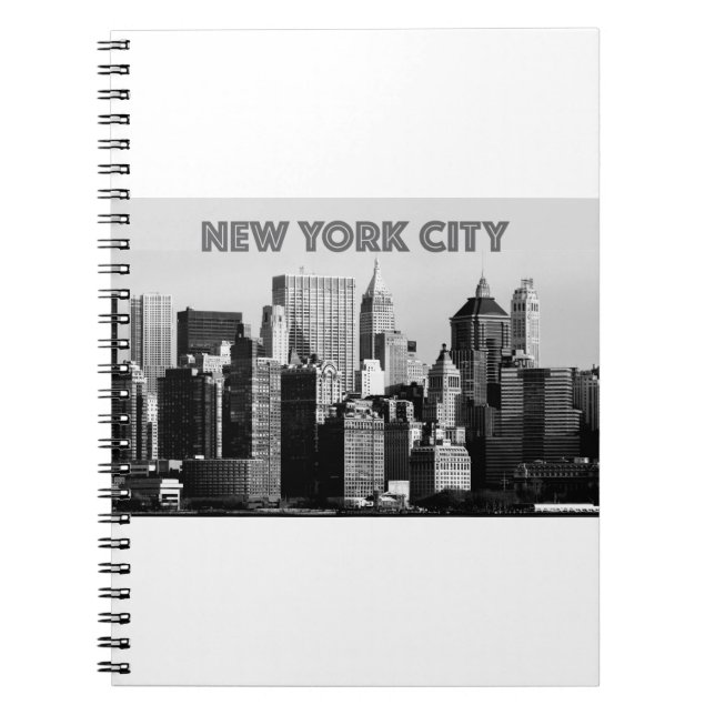 Cuaderno Foto de New York City Lower Manhattan Pro (Frente)