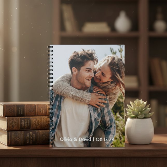 Cuaderno Foto de pareja de novios feliz (Subido por el creador)