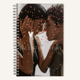 Cuaderno Foto de pareja personalizada El día de San Valentí