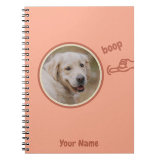 Cuaderno Foto de perro Boop My Nose