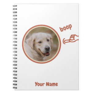 Cuaderno Foto de perro Boop My Nose