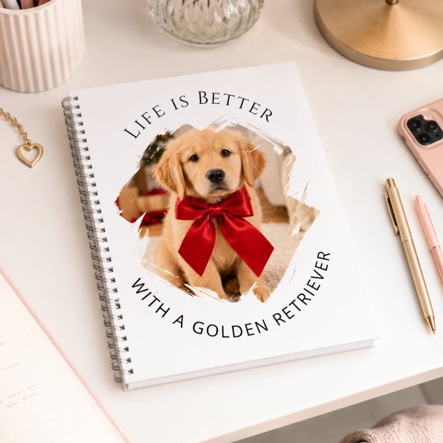 Cuaderno foto de perro Retriever Dorado (Subido por el creador)