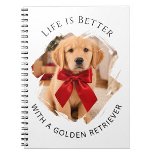 Cuaderno foto de perro Retriever Dorado