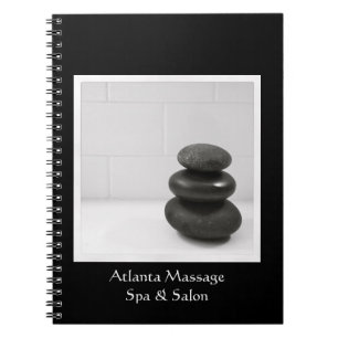 Cuaderno Foto de Piedras de Masaje
