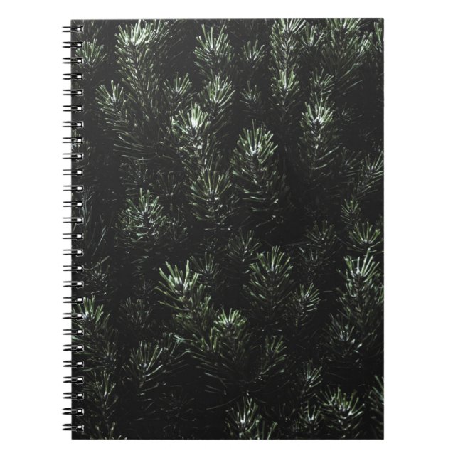 Cuaderno Foto de planta de abeto verde (Frente)