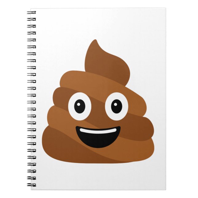Cuaderno Foto de poo Emoji Mug (Frente)