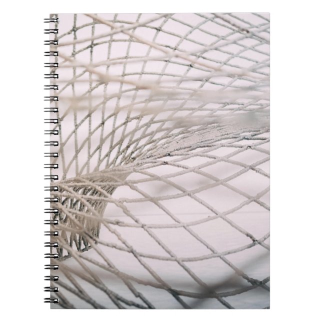 Cuaderno Foto de red gris (Frente)