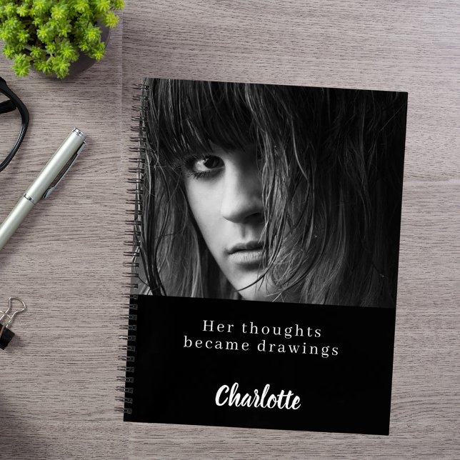 Cuaderno Foto de Sketchbook, cita en blanco (Subido por el creador)