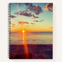 Foto del atardecer en la playa de Cape Cod