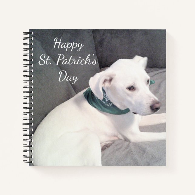 Cuaderno Foto del Día de San Patricio (Anverso)