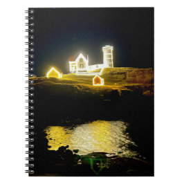 Cuaderno Foto del faro Nubble