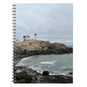 Cuaderno Foto del faro Nubble