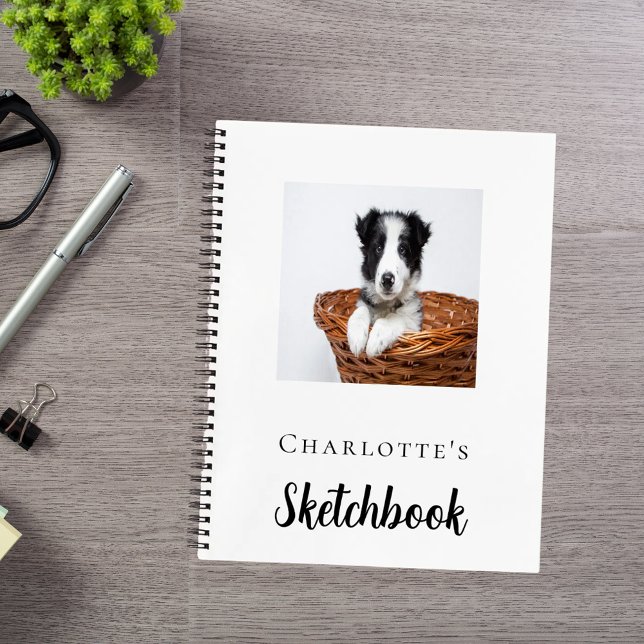 Cuaderno Foto del mascota de perro personalizado de Sketchb (Subido por el creador)