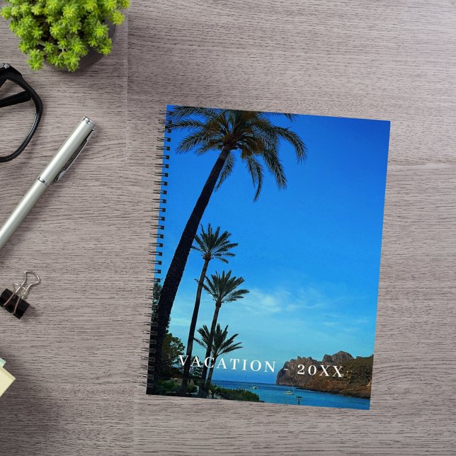Cuaderno Foto del personalizado de vacaciones de viaje (Subido por el creador)