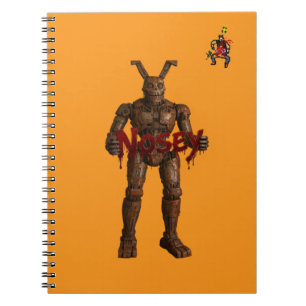 Cuaderno Foto en espiral del robot Nosey