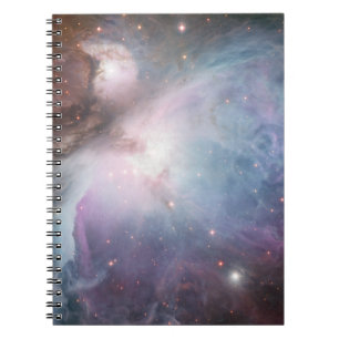 Cuaderno Foto en pastel del espacio de la nebulosa de Orión
