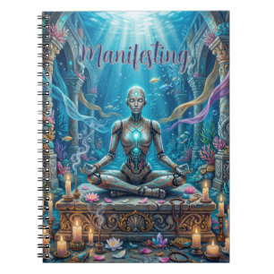 Cuaderno Foto Espiral de Robot Espiritual