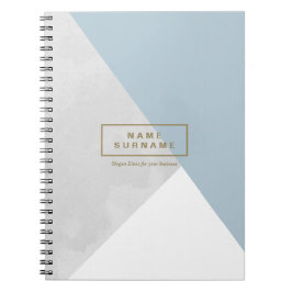 Cuaderno Foto espiral geométrica minimalista de moda