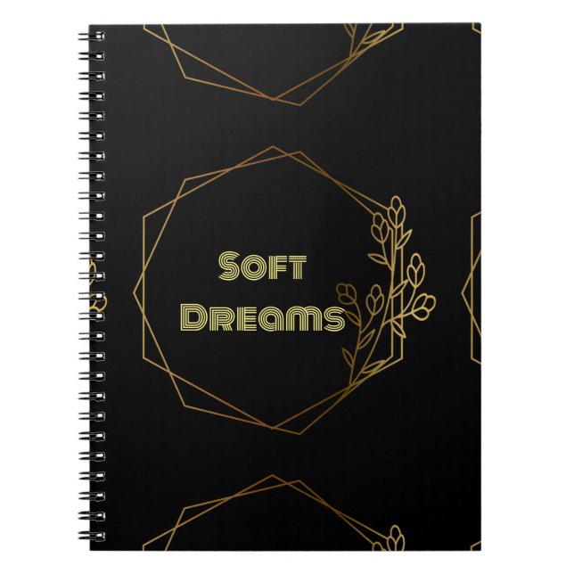 Cuaderno Foto espiral Personalizado portátil Sueños suaves  (Frente)