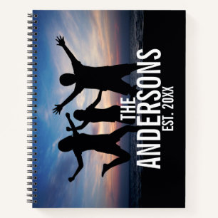 Cuaderno Foto familiar personalizada con nombre familiar