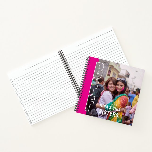 Cuaderno Foto Magenta de Definición de BBF y Hermanas (Interior)