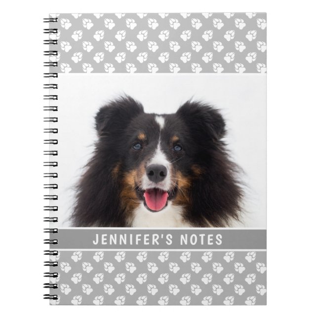 Cuaderno Foto Mascota personalizado Y Papeletas En Título G (Frente)