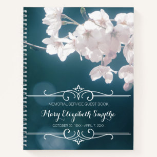 Cuaderno Foto Memorial Service Cherry Blossoms