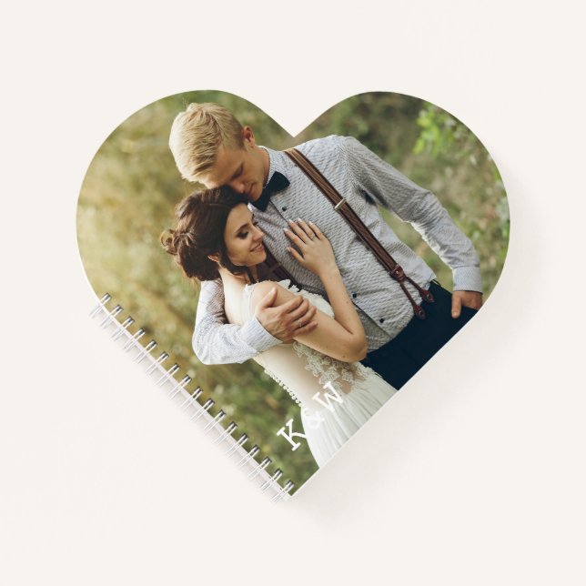 Cuaderno Foto moderna en monograma (Anverso)