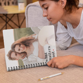 Cuaderno Foto moderna y lo que más importa