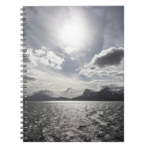 Cuaderno Foto paisajista de la Costa de Noruega
