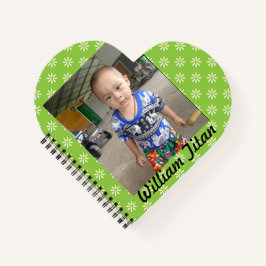 Cuaderno Foto personalizada con tu nombre Fácil de agregar