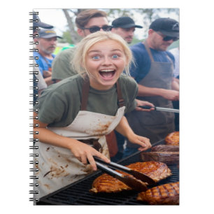 Cuaderno Foto personalizada de concurso de BBQ