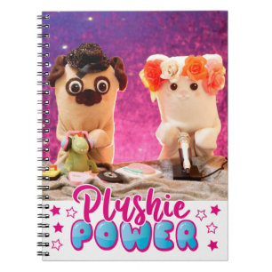 Cuaderno Foto personalizada de Kawaii Cute Plushie Power
