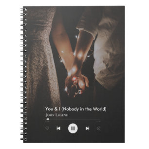 Cuaderno Foto personalizada de pareja de El día de San Vale