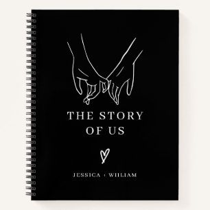 Cuaderno Foto personalizada La historia del periódico estad