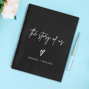 Cuaderno Foto personalizada La historia del periódico estad