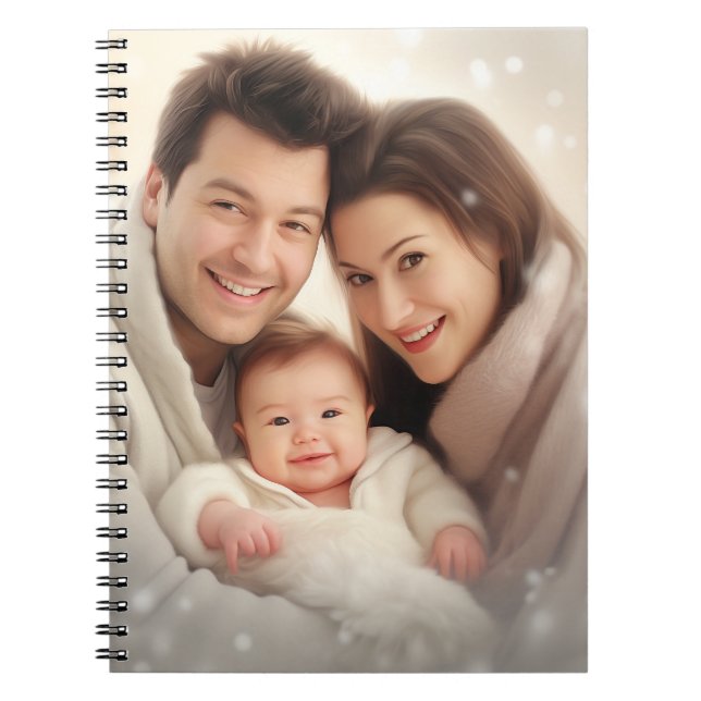 Cuaderno Foto Personalizado moderna personalizada (Frente)