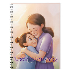 Cuaderno Foto personalizado Nombre personalizado mejor mamá