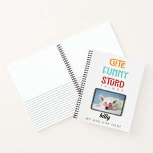 Cuaderno Foto personalizado, personalizada, moderna, divert