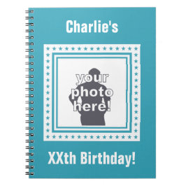 Cuaderno FOTO personalizado, TEXTO Y PORTÁTIL COLOR