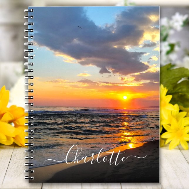 Cuaderno Foto personalizado y texto personalizado (Subido por el creador)