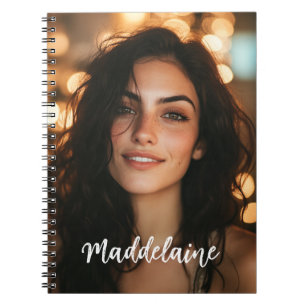 Cuaderno Foto y nombre del personalizado