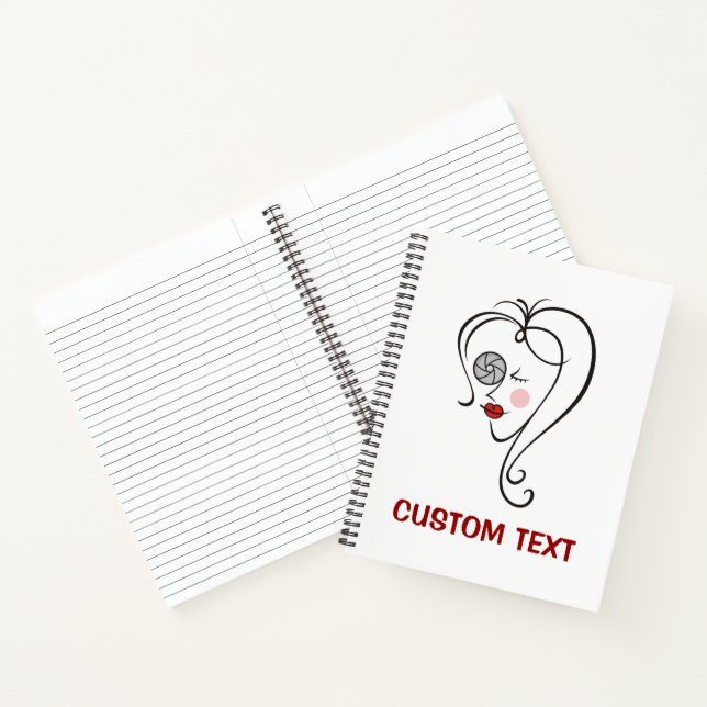 Cuaderno Fotógrafa femenina (Interior)