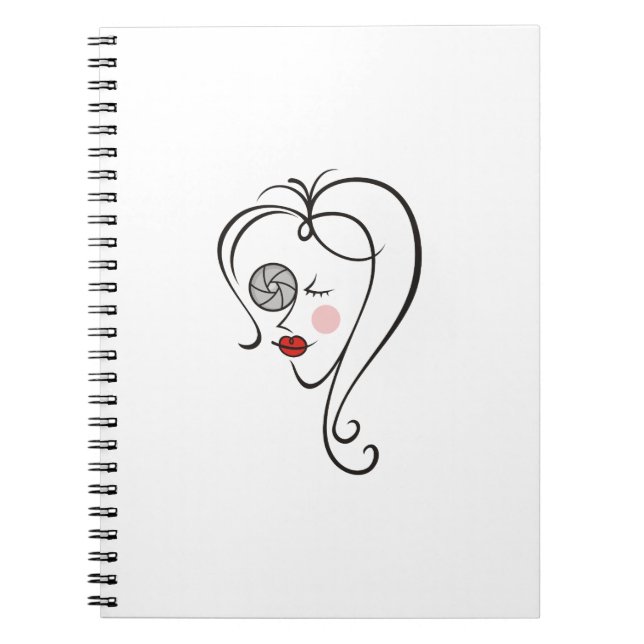 Cuaderno Fotógrafa femenina (Frente)