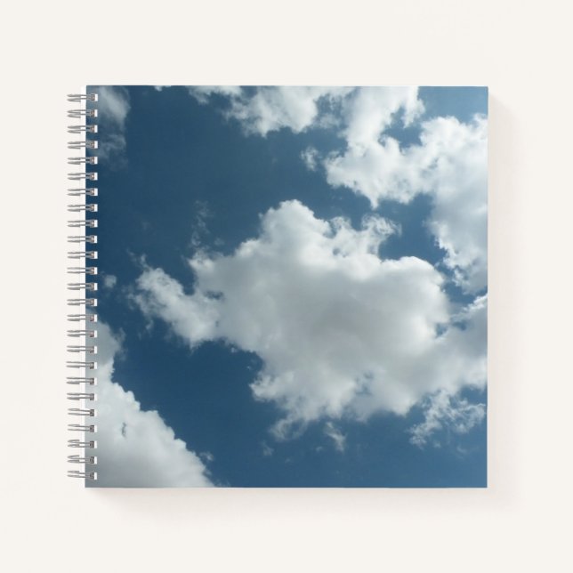 Cuaderno Fotografía abstracta de cielo nublado (Anverso)