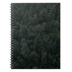 Cuaderno Fotografía aérea de árboles