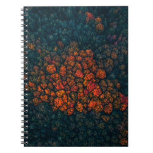Cuaderno Fotografía aérea del bosque